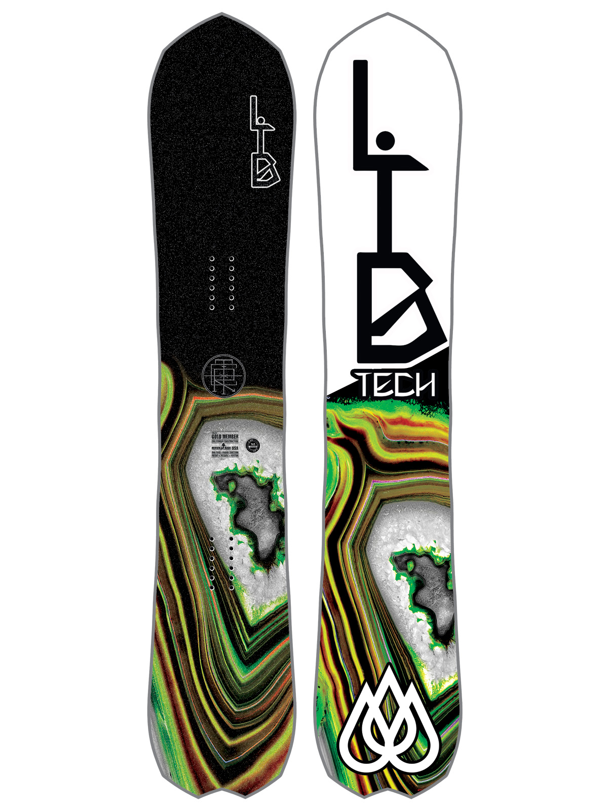 Lib Tech Snowboard T Rice Gold Member Fp C2X - multicolor (white)