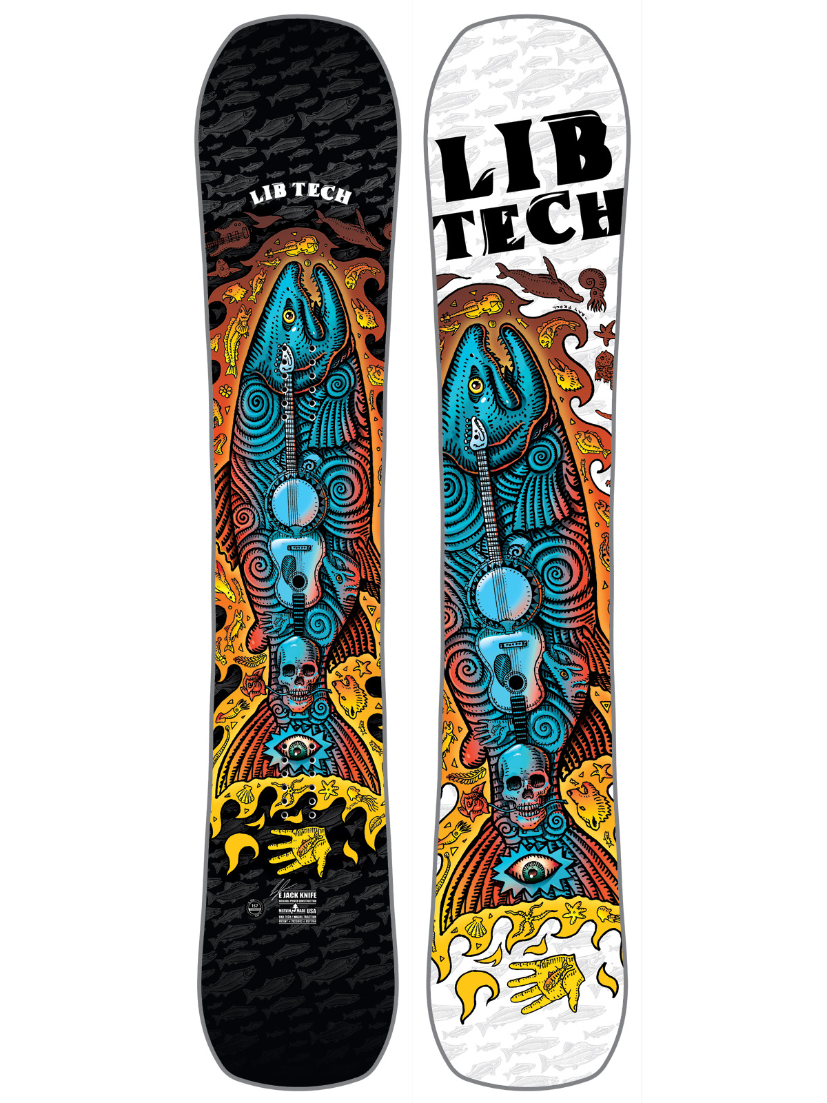 Herren Lib Tech Snowboard EJack Knife Hp C3 (multi)