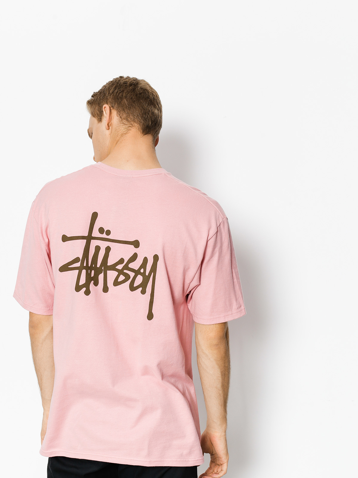 Stussy T-shirt Basic - pink (dusty rose)