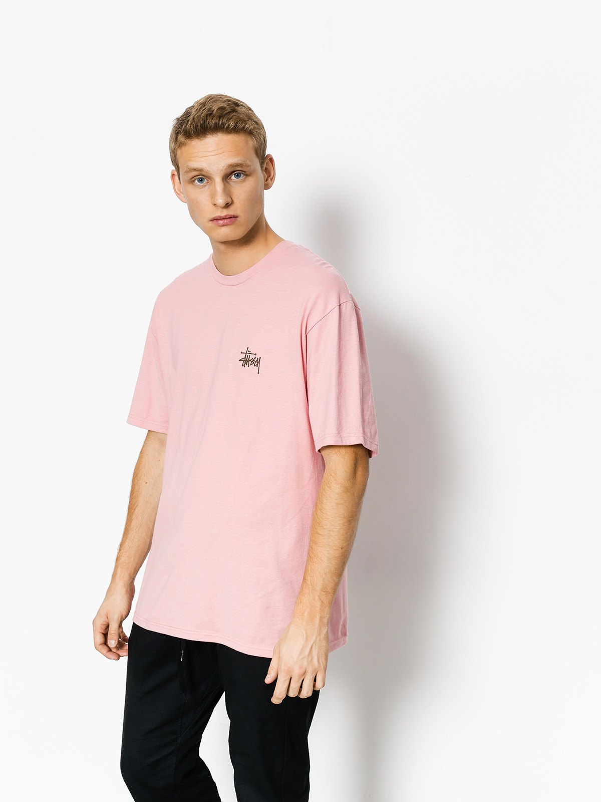 Stussy T-shirt Basic (dusty rose)