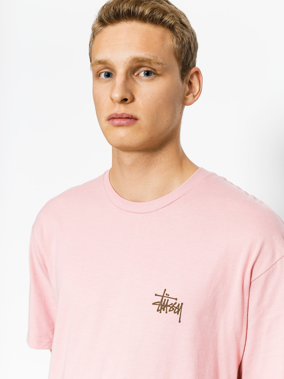 Stussy T-shirt Basic (dusty rose)