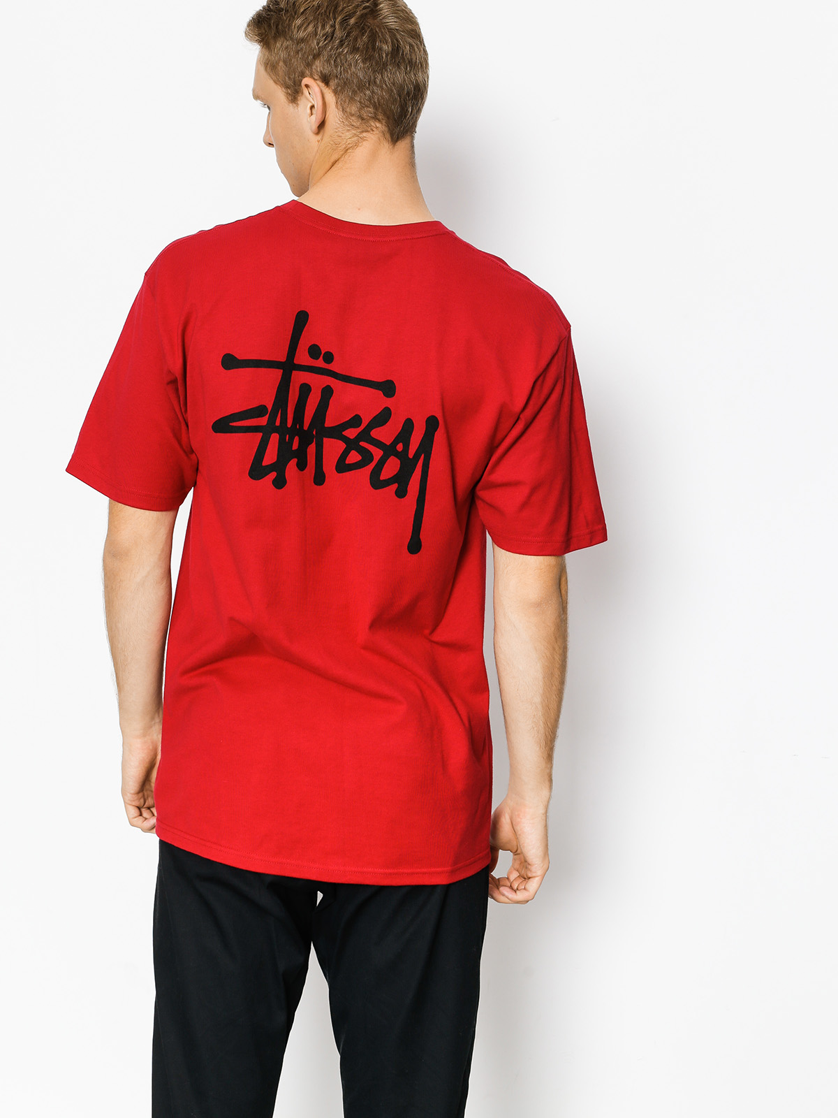 Stussy T-shirt Basic (dark red)