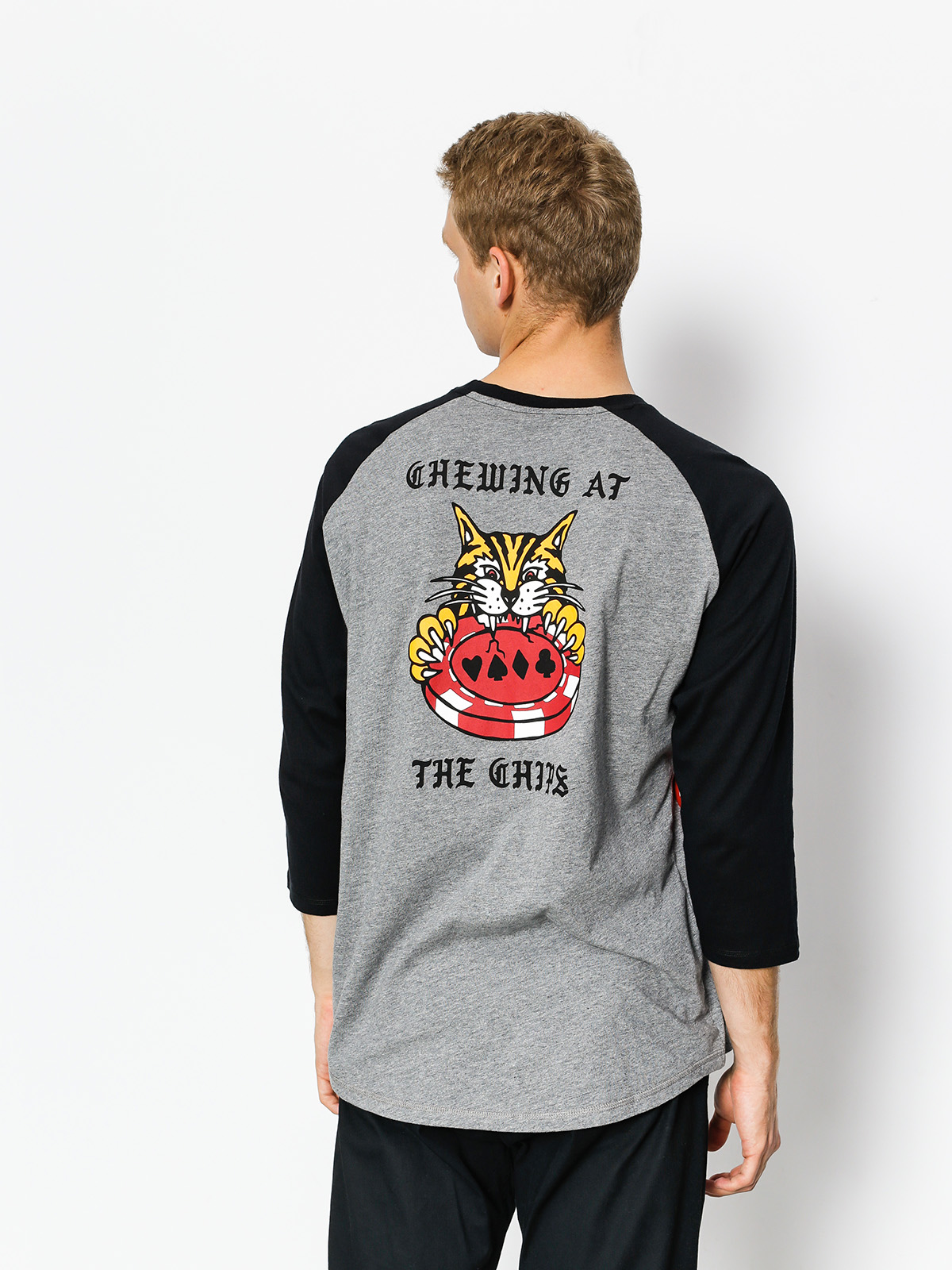 Element T-shirt Chips 3I4 Raglan (grey heather)