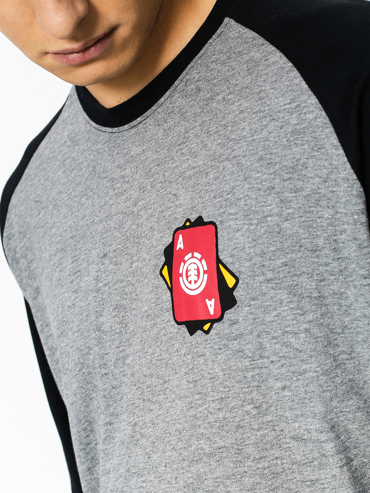 Element T-shirt Chips 3I4 Raglan (grey heather)