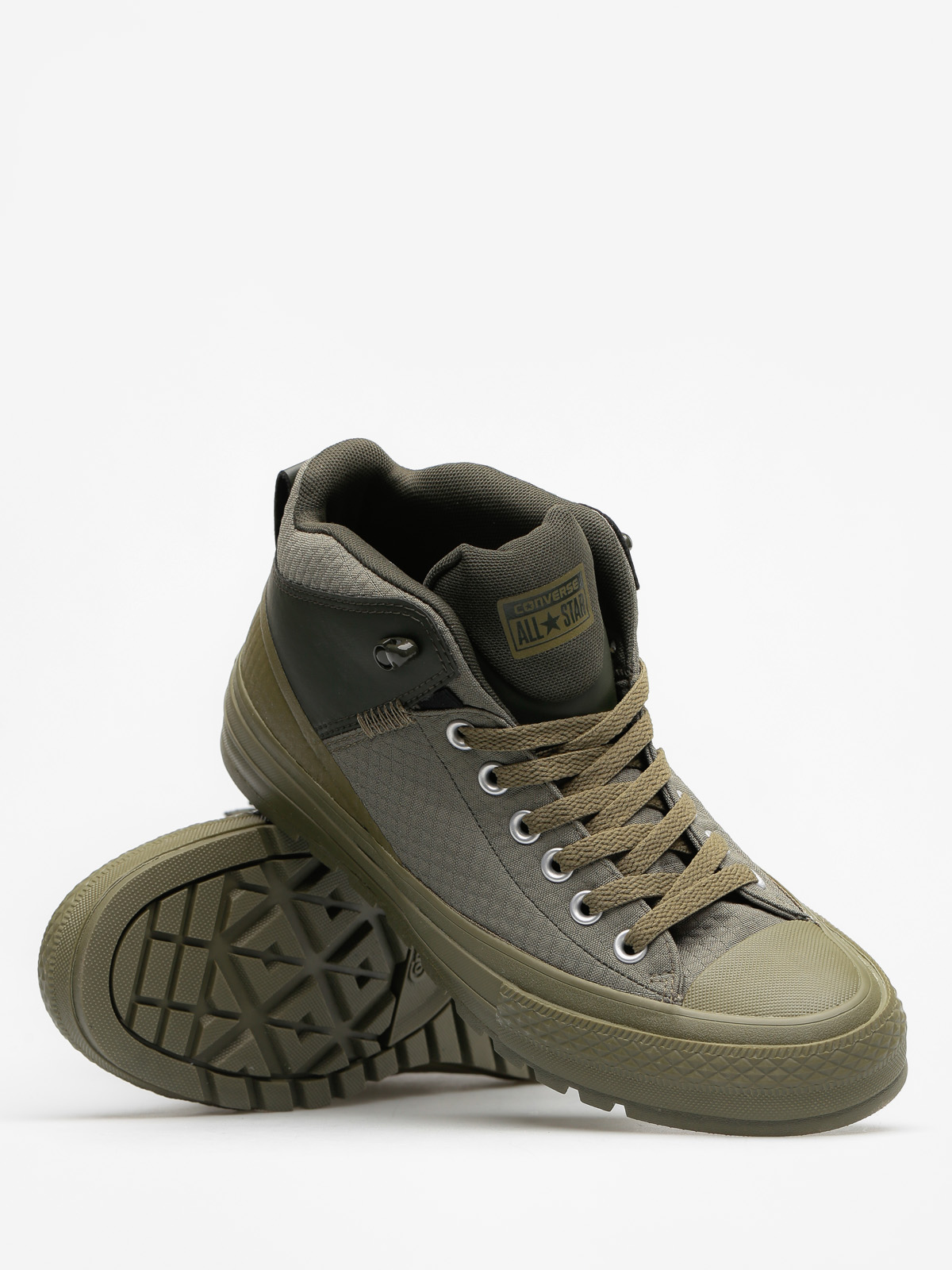 Converse Chucks Chuck Taylor AS Street Boot Hi medium olive black sequoia