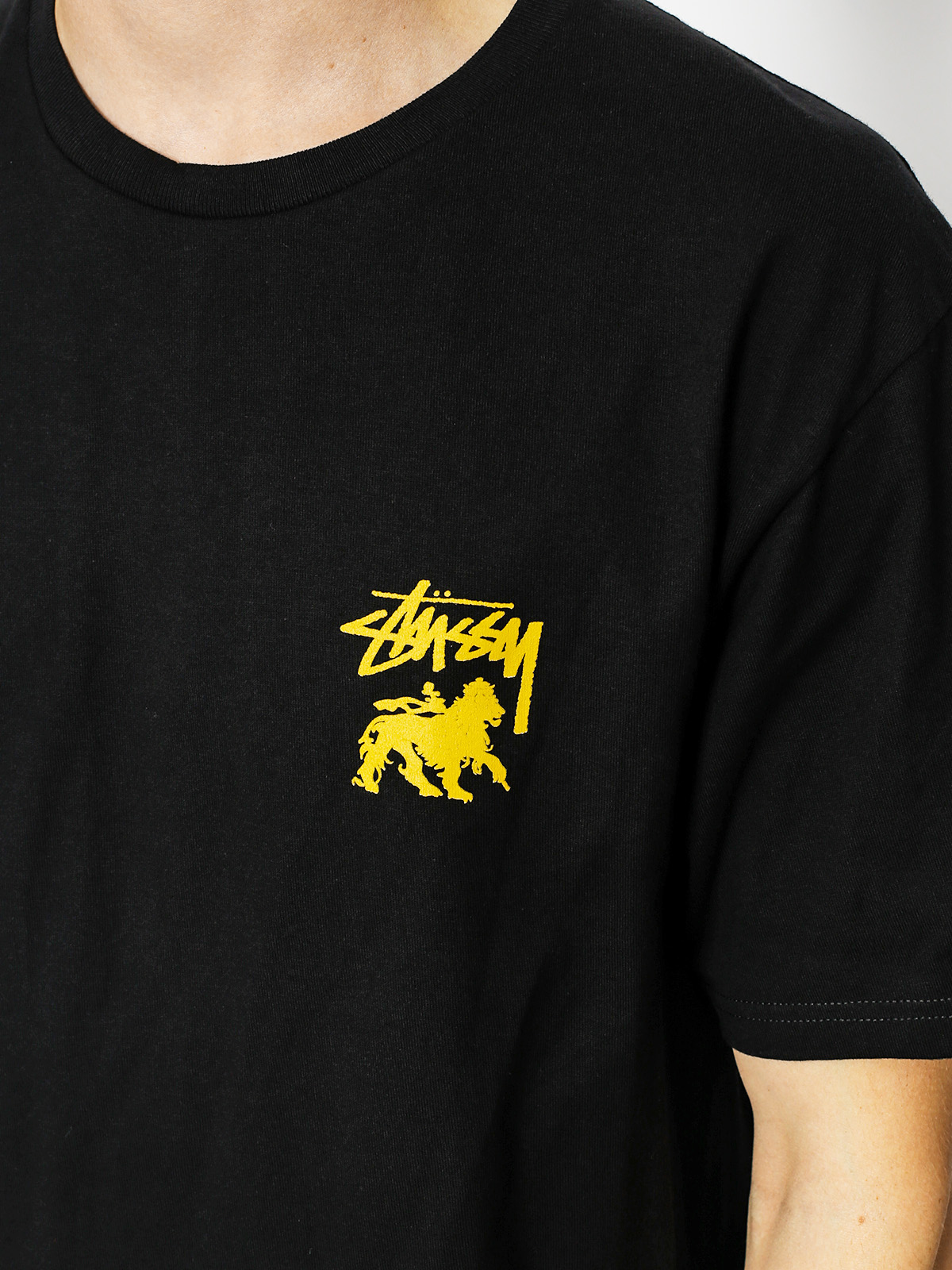 Stussy T-shirt Stock Lion (black)