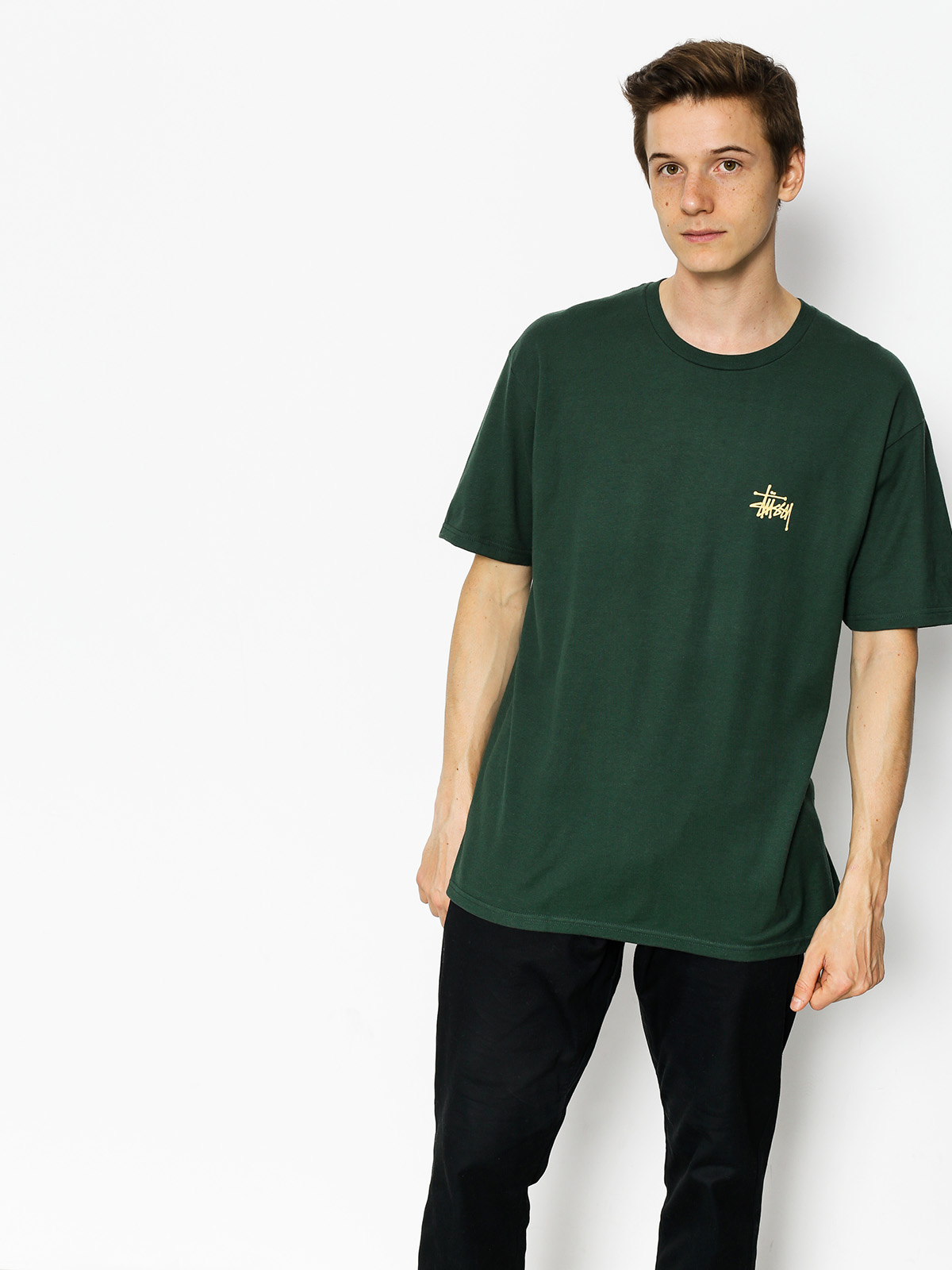 Stussy T-shirt Basic (dark forest)