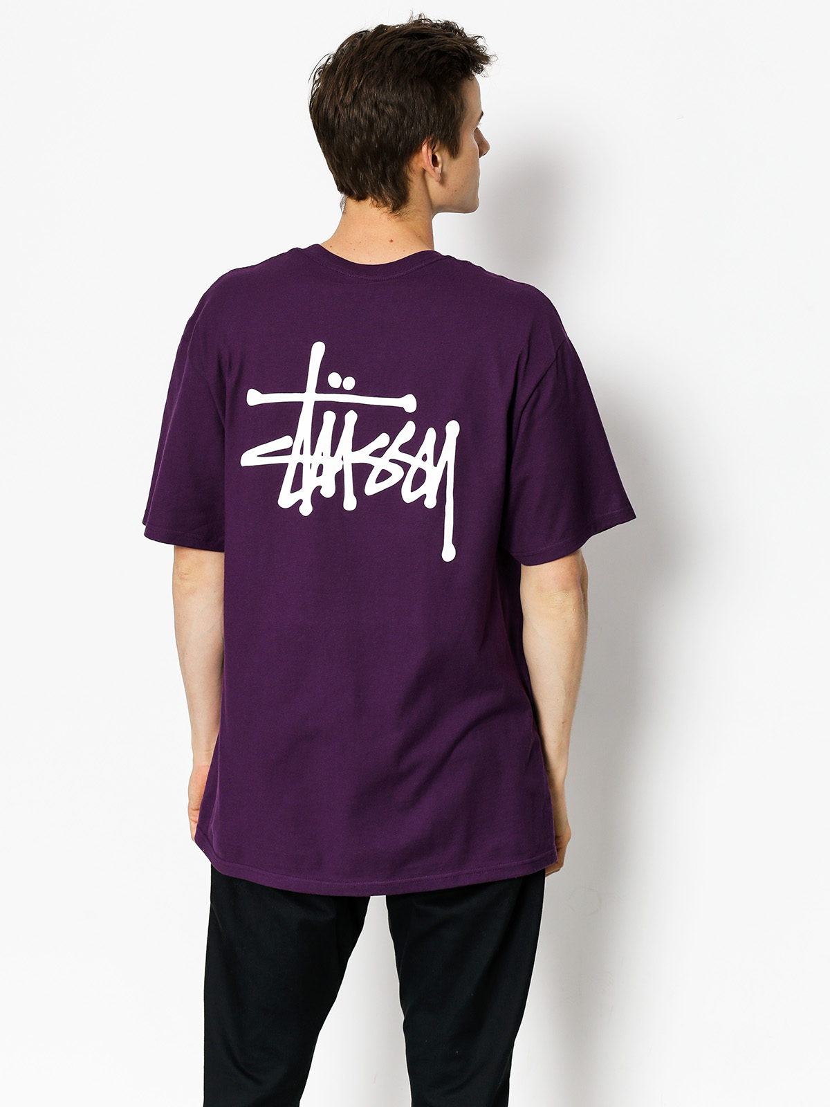 Stussy T-shirt Basic - violet (grape)