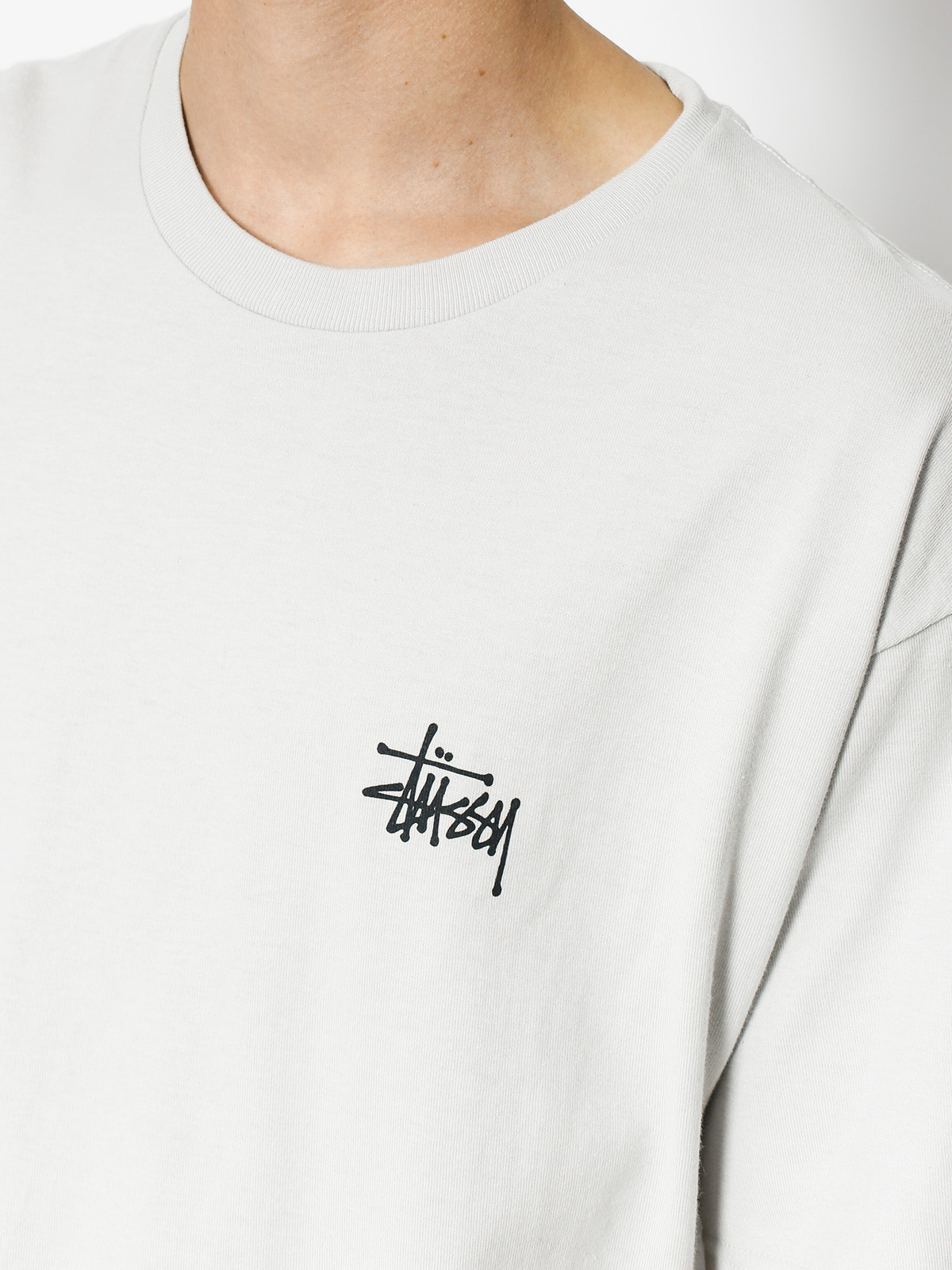 【Stussy】◆Basic Stussy T-Shirt Fog◆大人気・関税込◆ T-shirt Stussy Basic - white (fog)