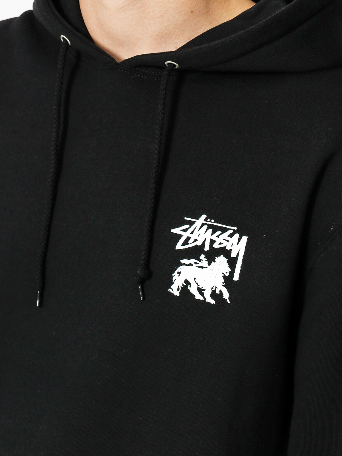 Stussy Hoodie Stock Lion HD (black)