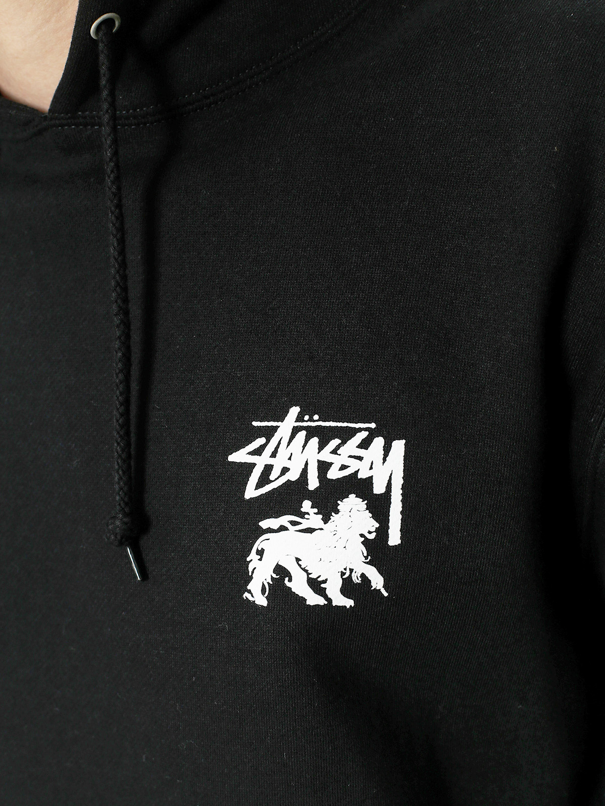 Stussy Hoodie Stock Lion HD (black)