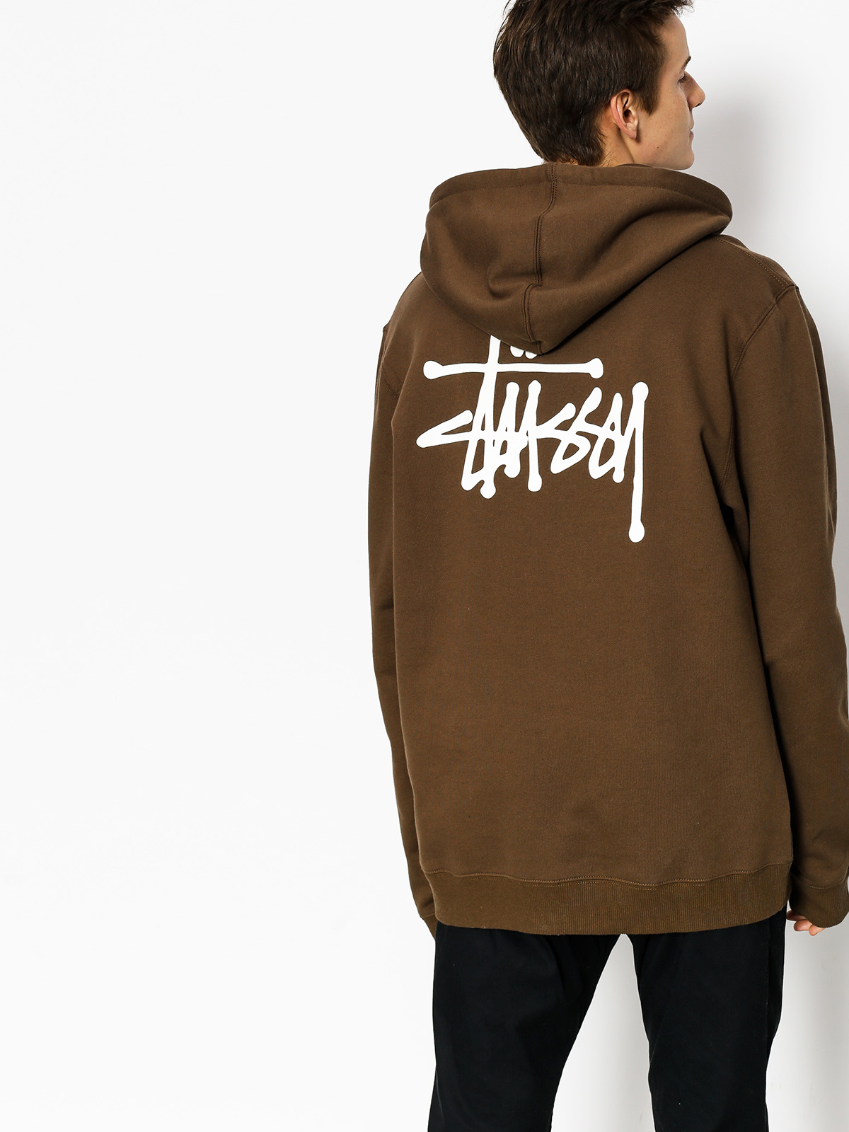 Stussy Hoody Basic HD (chocolate)