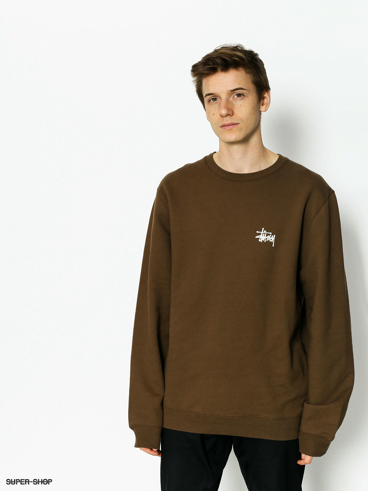 stussy basic crew sweat