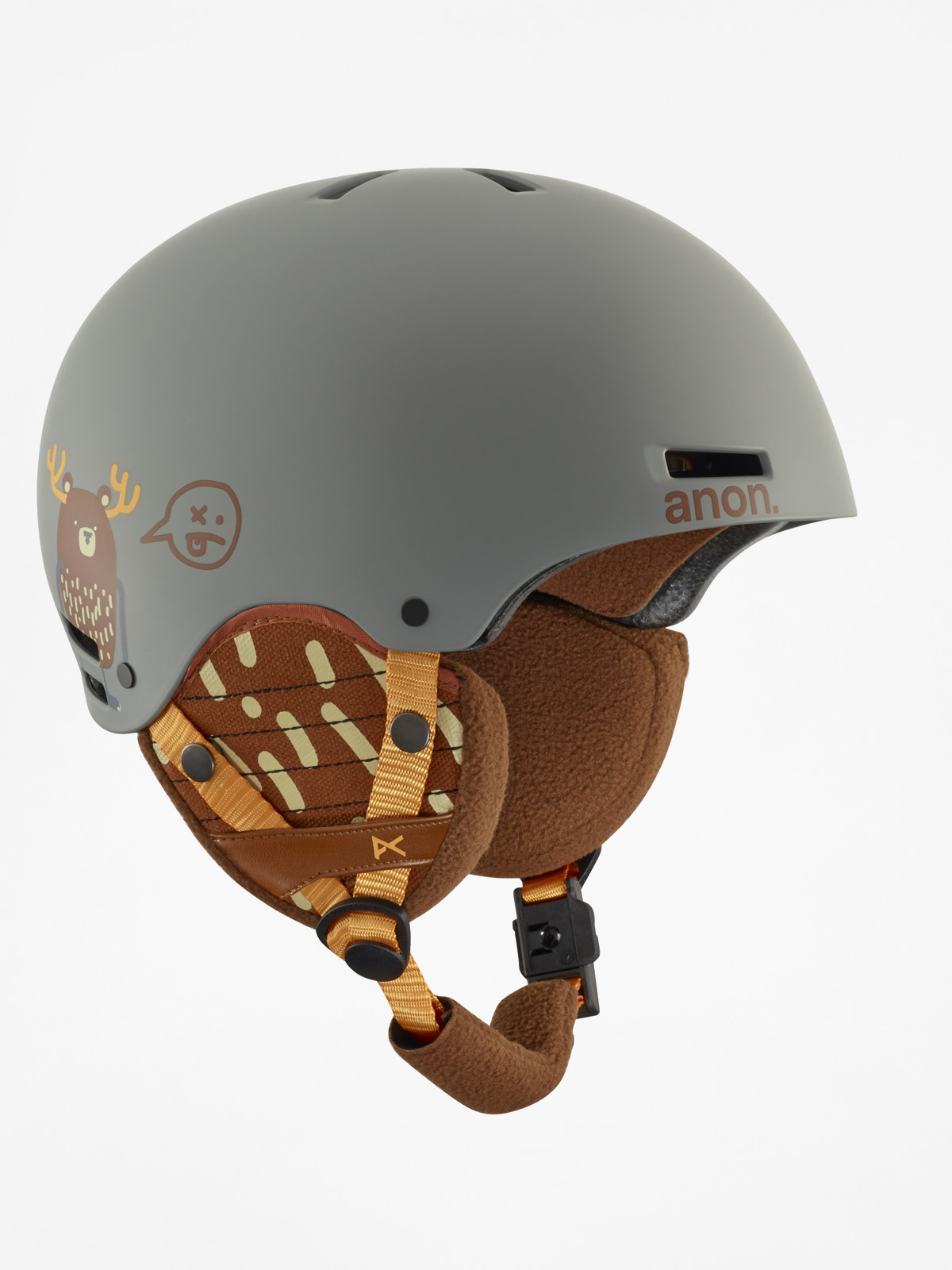 Anon Kid's Helemt Rime (da bearz gray)