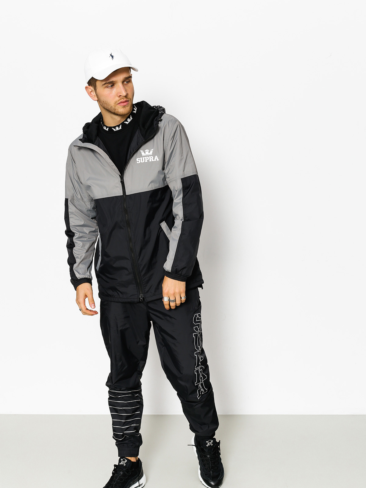 Supra Jacke Dash Track (black/grey)