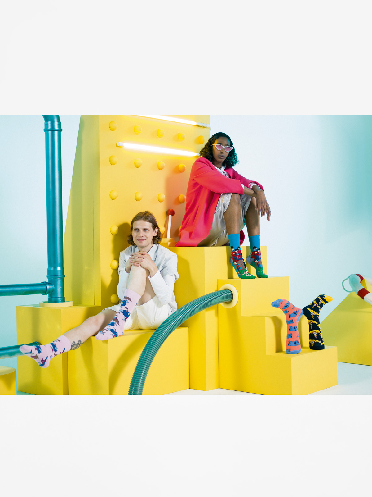 Happy Socks Socks The Beatles (lp collectors box 6 pack)