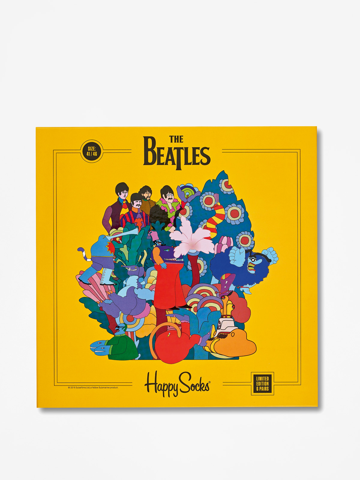 Happy Socks Socks The Beatles (lp collectors box 6 pack)
