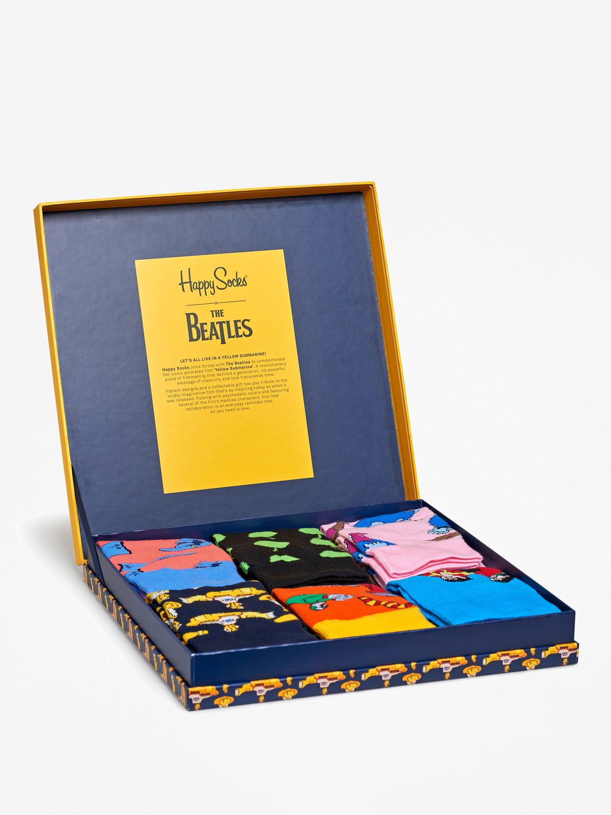 Happy Socks Socks The Beatles (lp collectors box 6 pack)