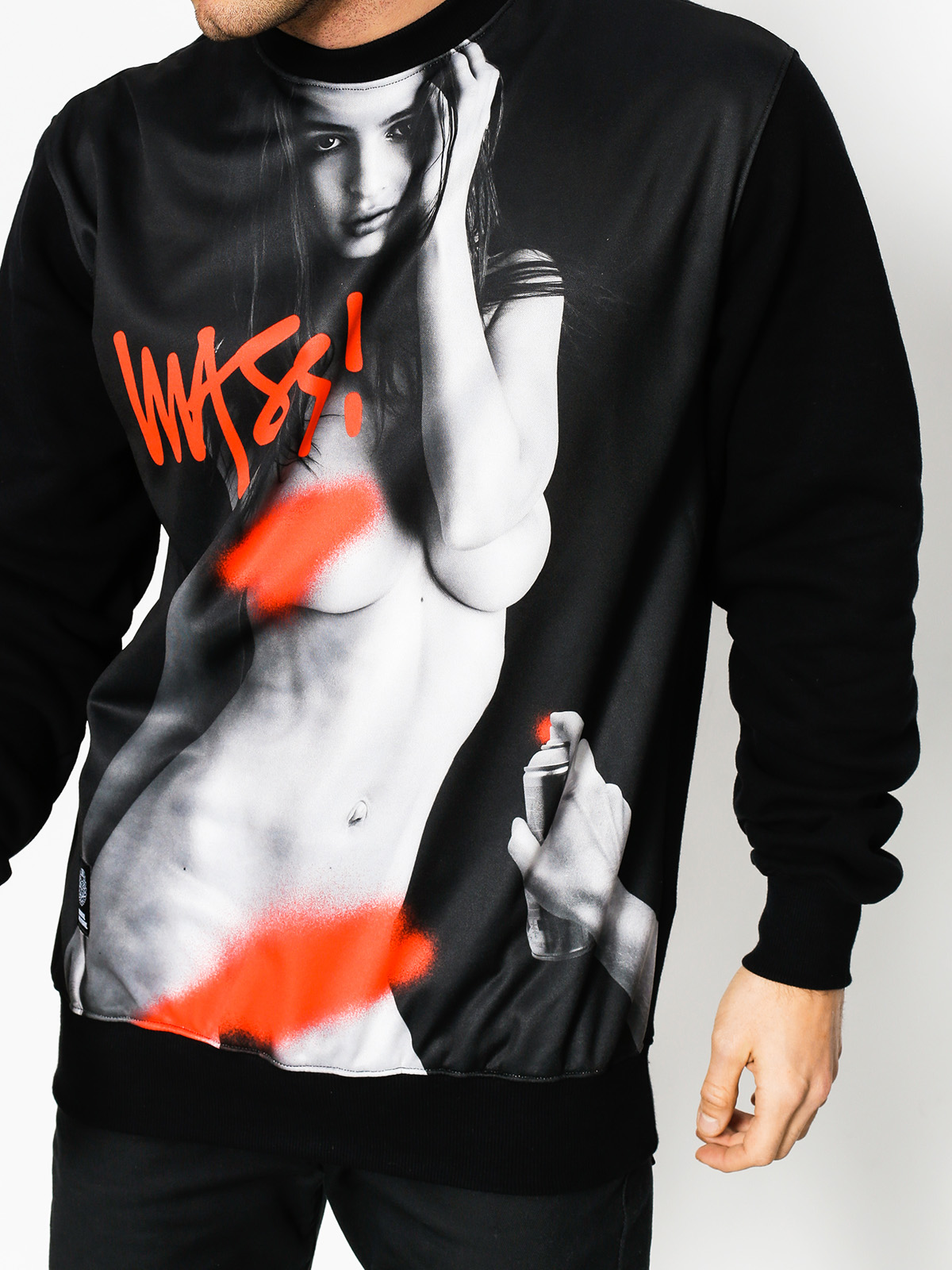 MassDnm Sweatshirt Bomb Girl (black)