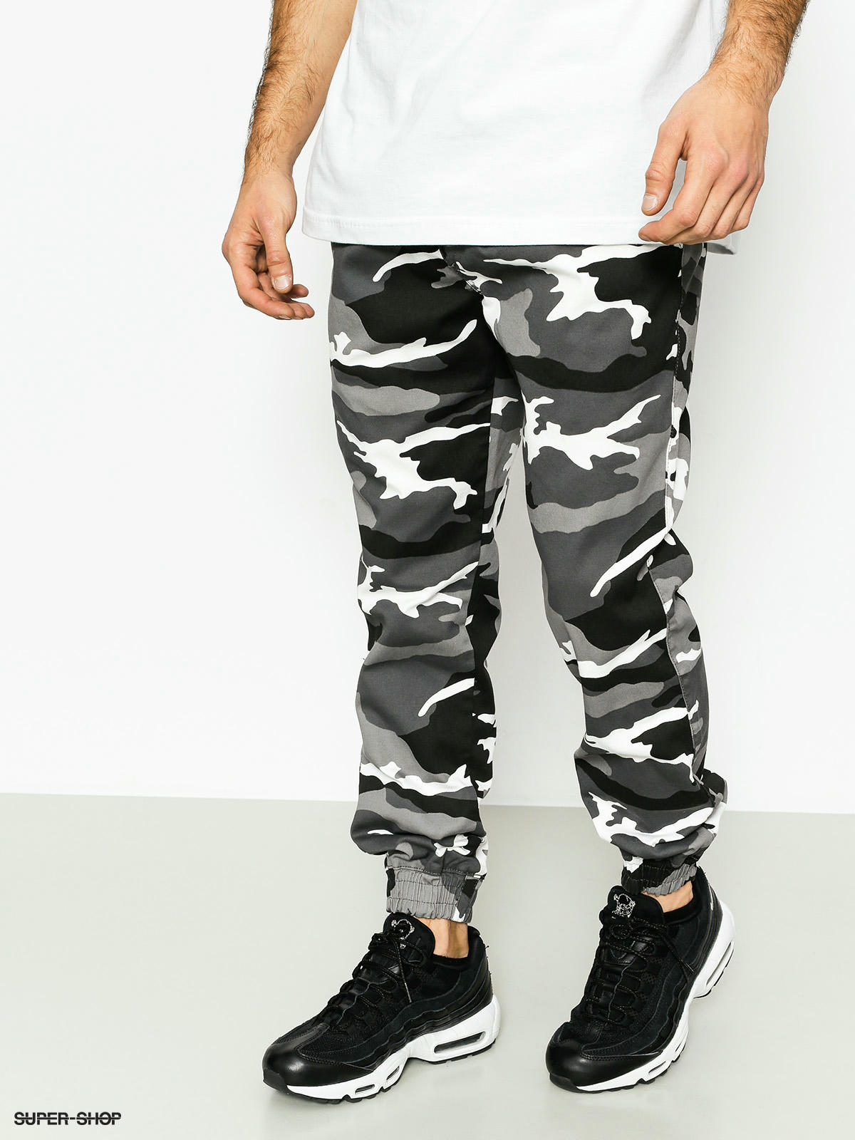 snow camo joggers