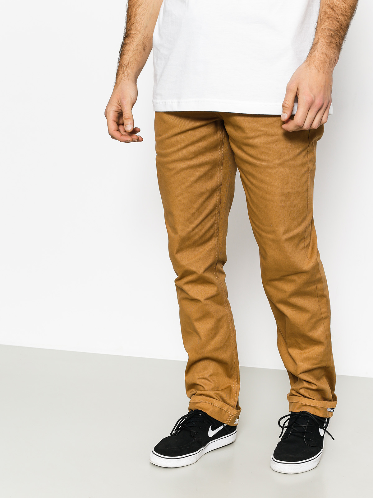dark khaki chino pants