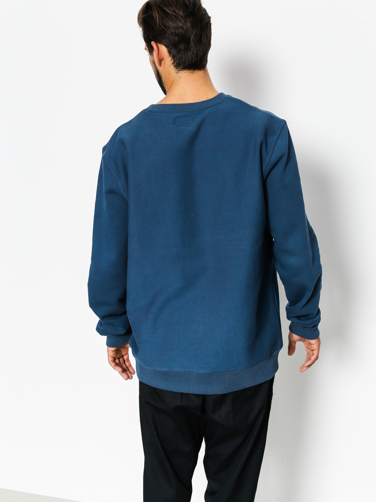 Stussy Sweatshirt Stock Logo Crew (blue)
