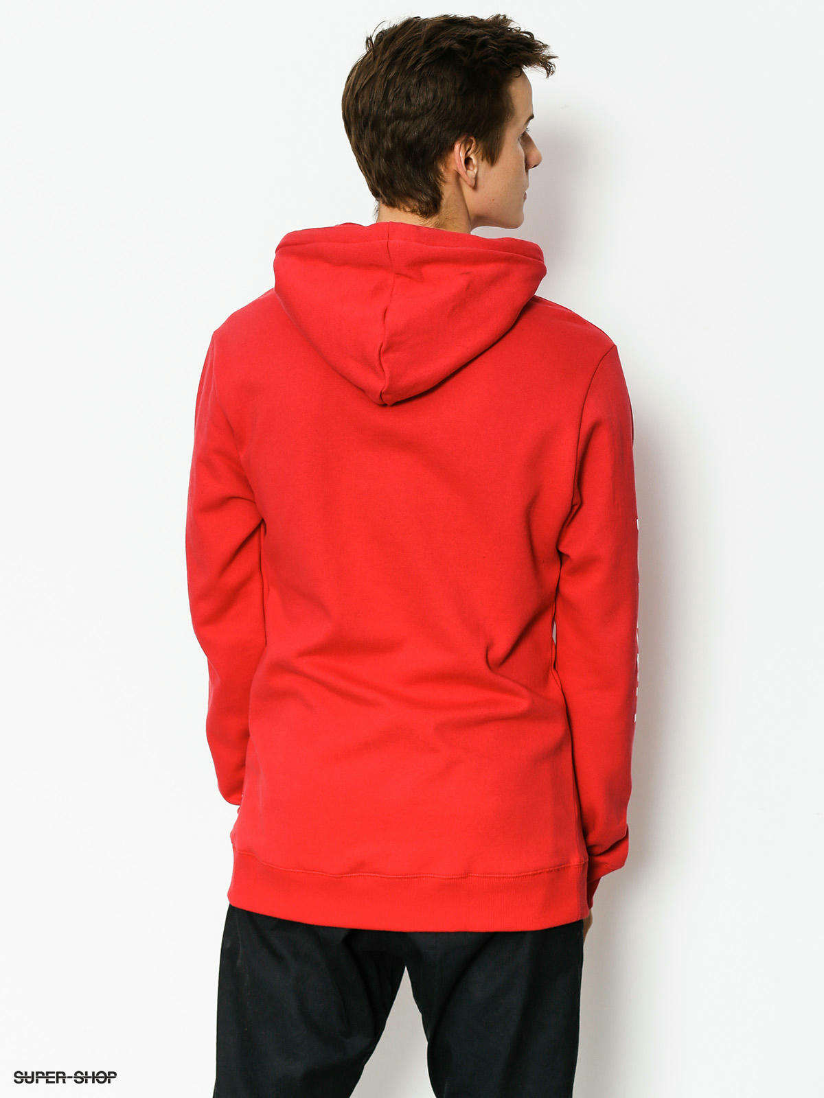 volcom red hoodie