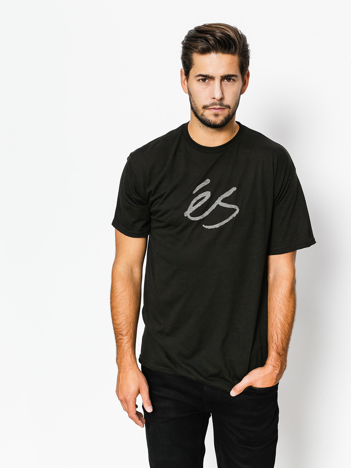 Es T-shirt Mid Script Tech (black)