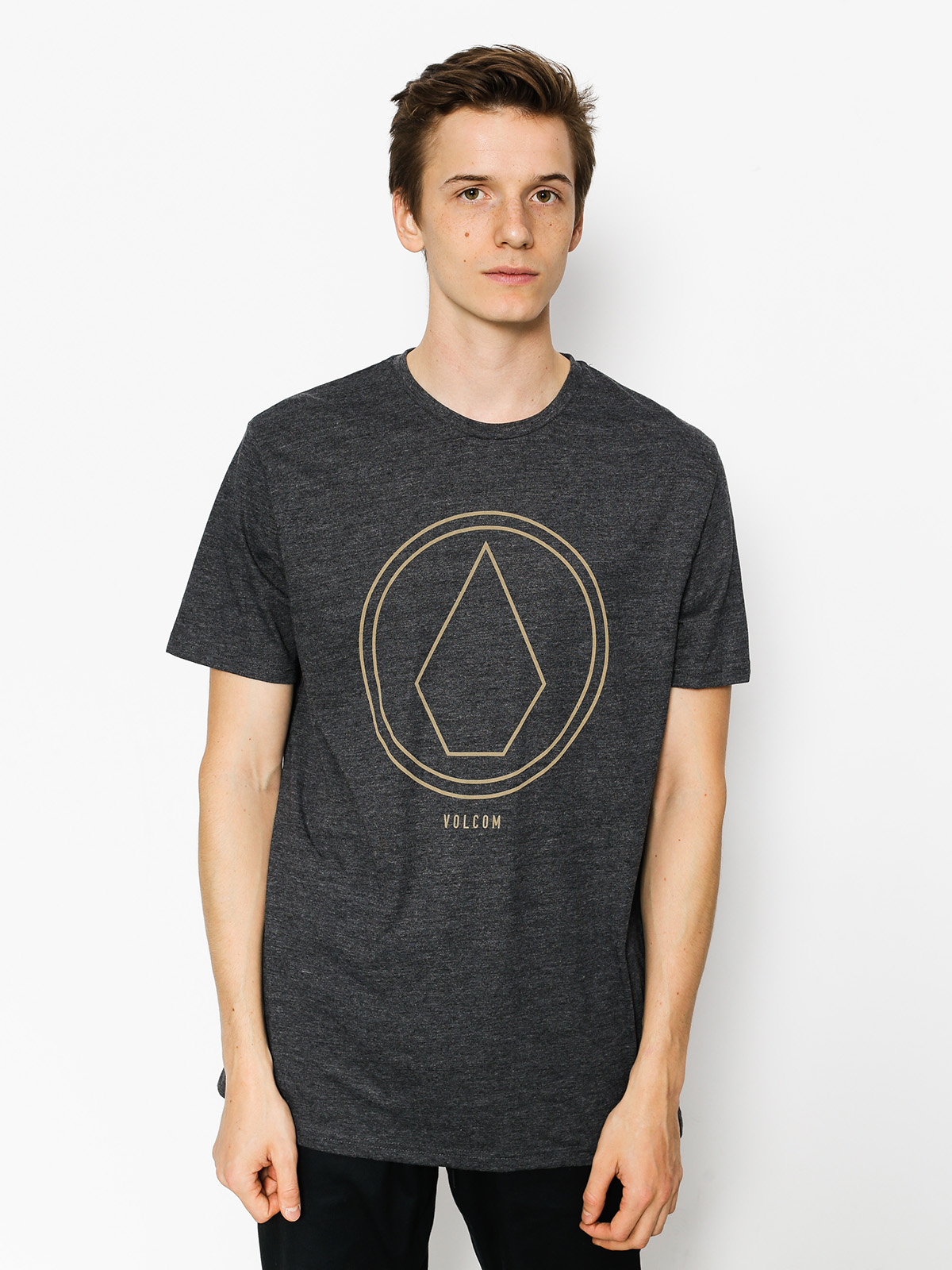 Volcom T-shirt Pinline Stone Hth (hbk)