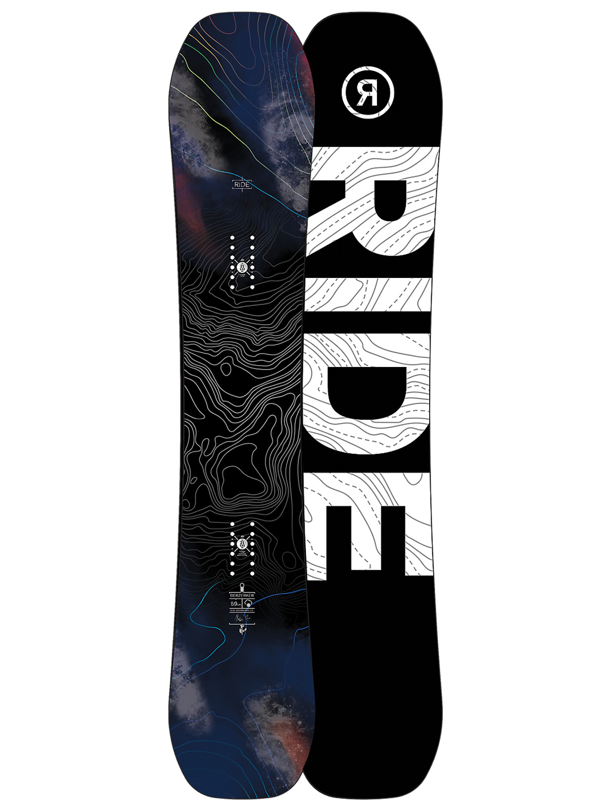Ride Snowboard Berzerker Wide - black (black/white)