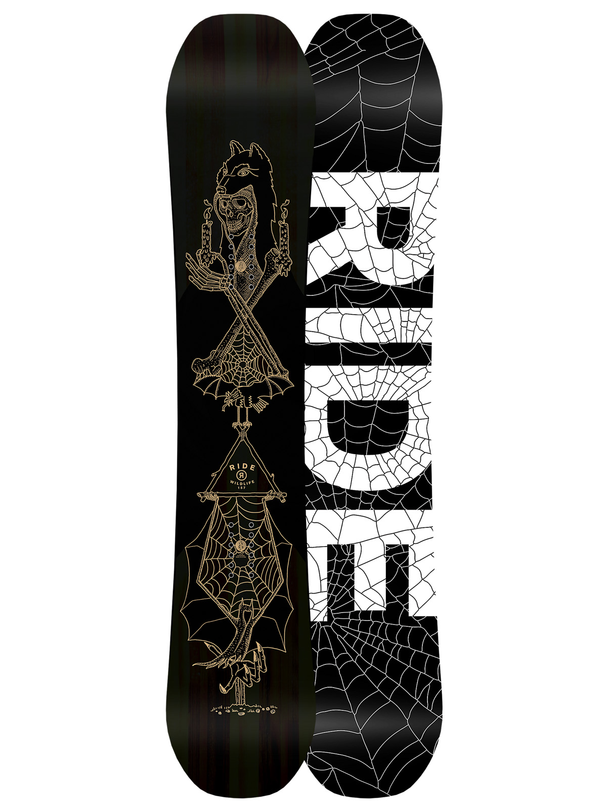 Herren Ride Snowboard Wild Life (graphite)