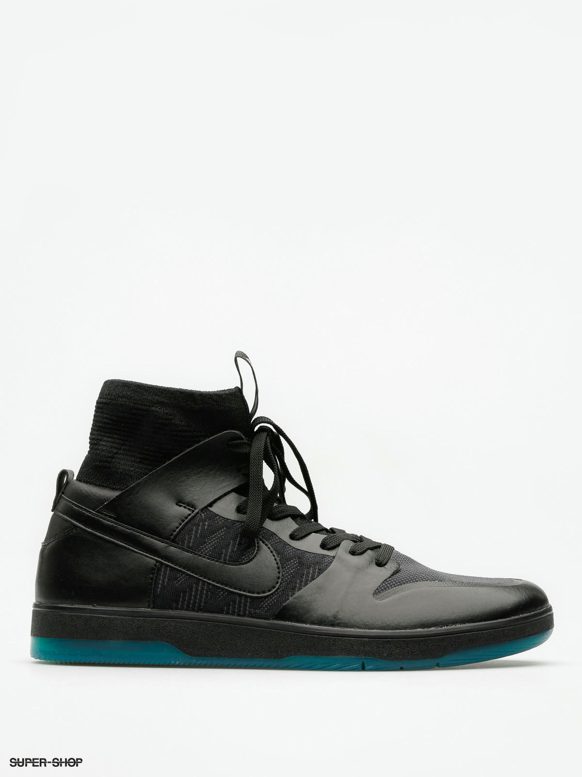 Nike SB Shoes Zoom Dunk High Elite (black/black dk atomic teal)