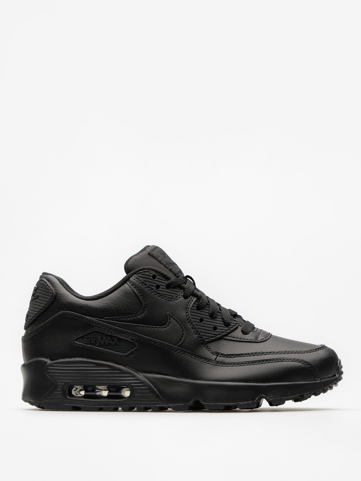 Nike Air Max 90 Leather Gs Kids shoes black (black/black)