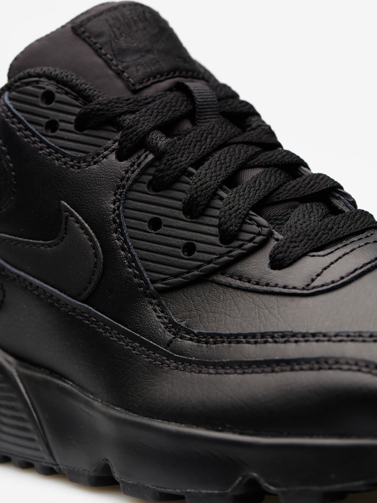 Nike Air Max 90 Leather Gs Kids shoes - black (black/black)
