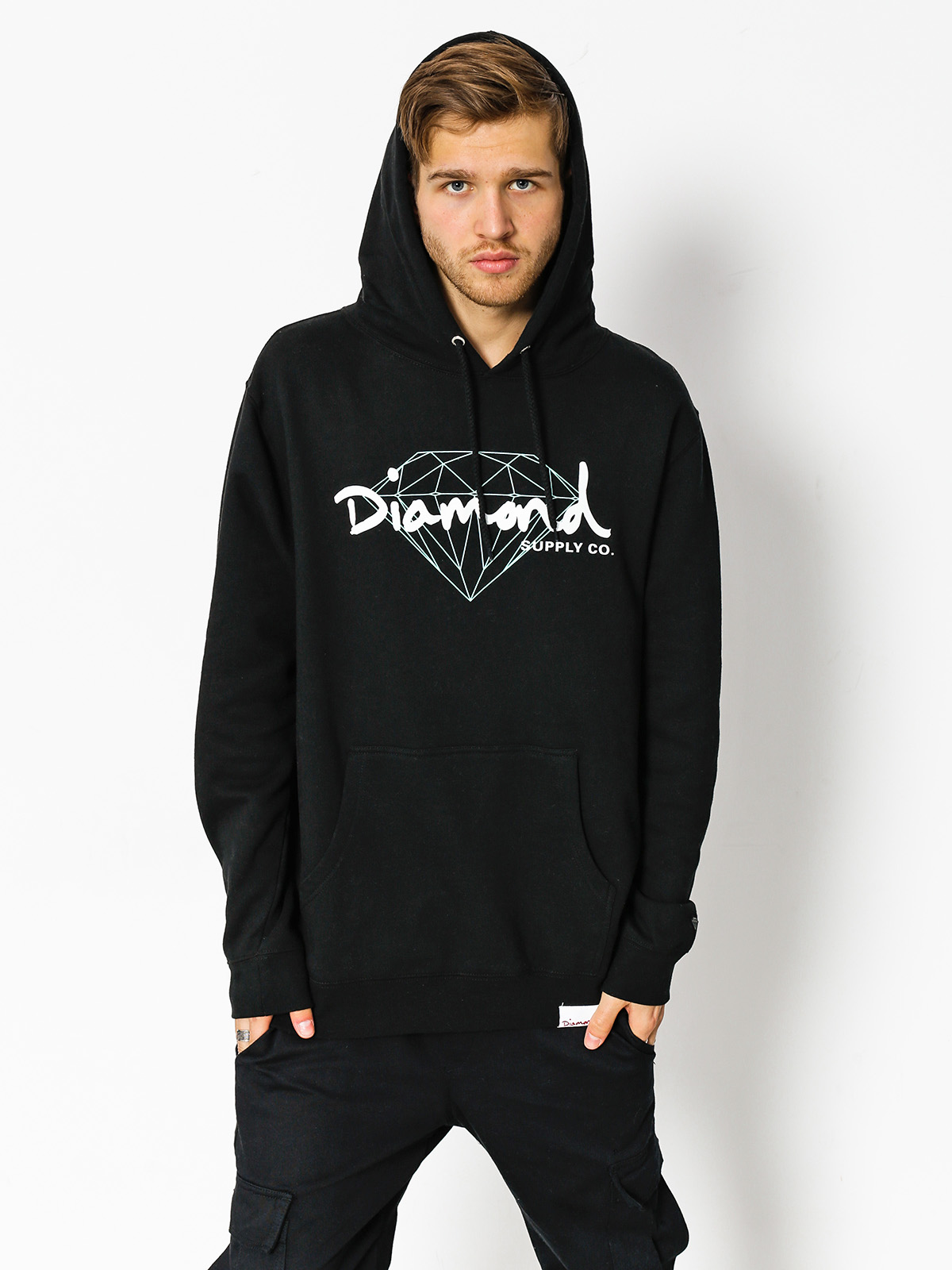 Diamond Supply Co. Hoodie Brilliant Script HD (black)