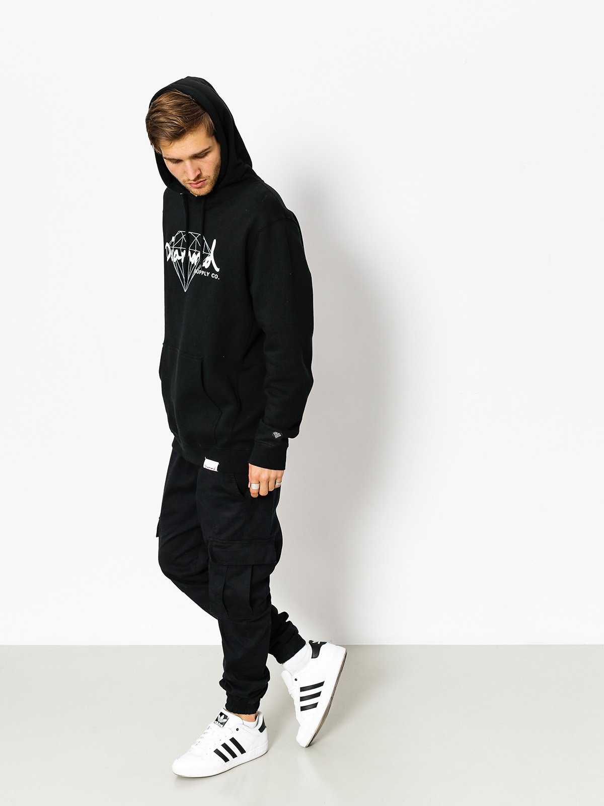 Diamond Supply Co. Hoodie Brilliant Script HD (black)