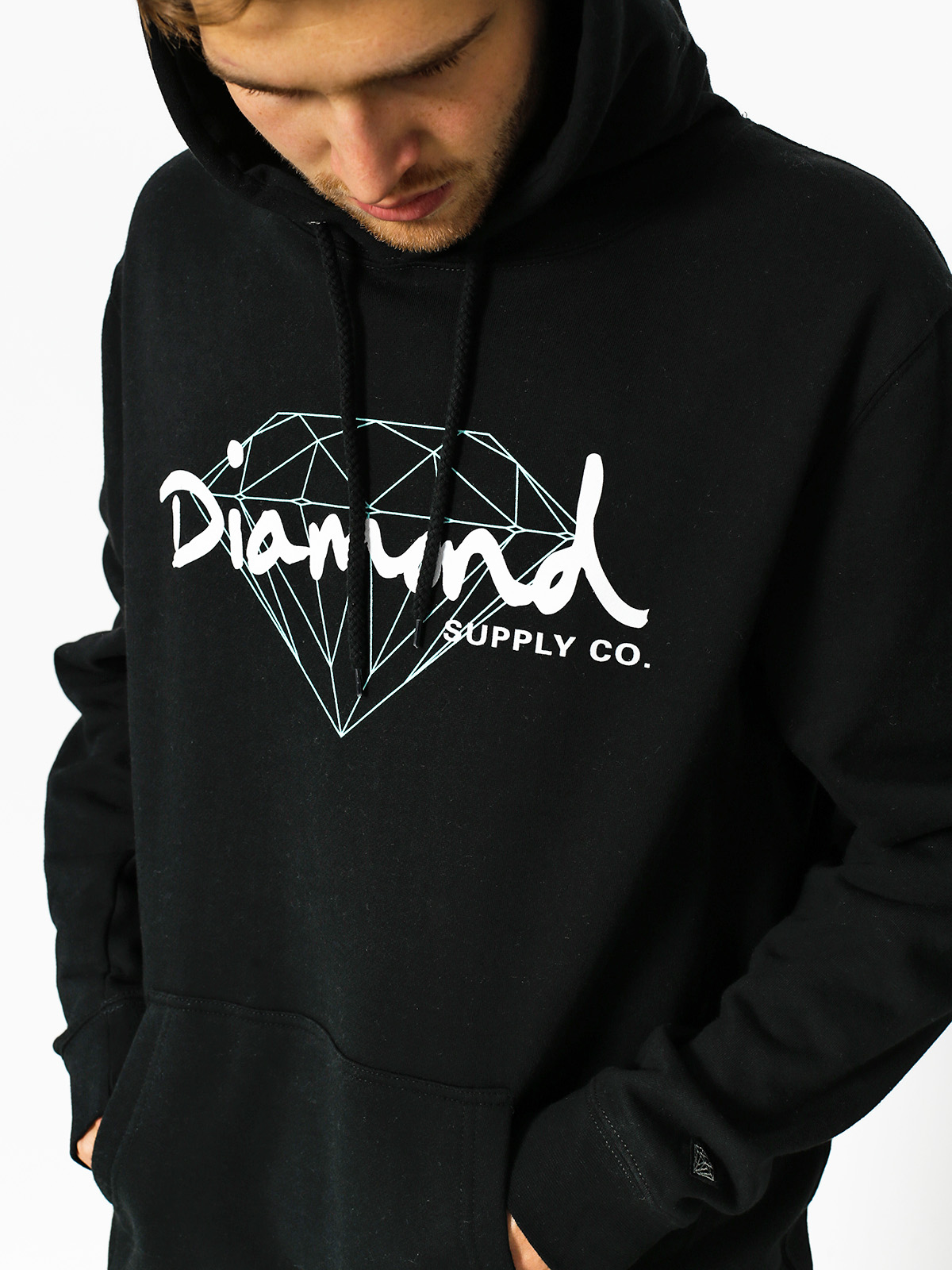Diamond Supply Co. Hoodie Brilliant Script HD (black)