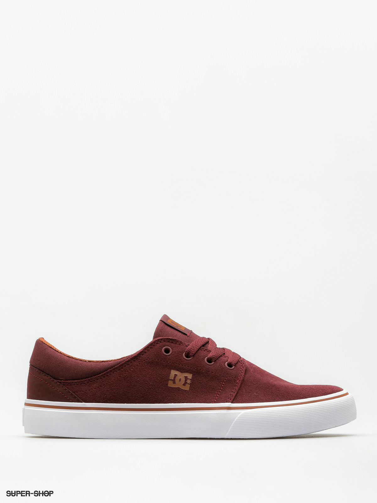 burgundy dc shoes