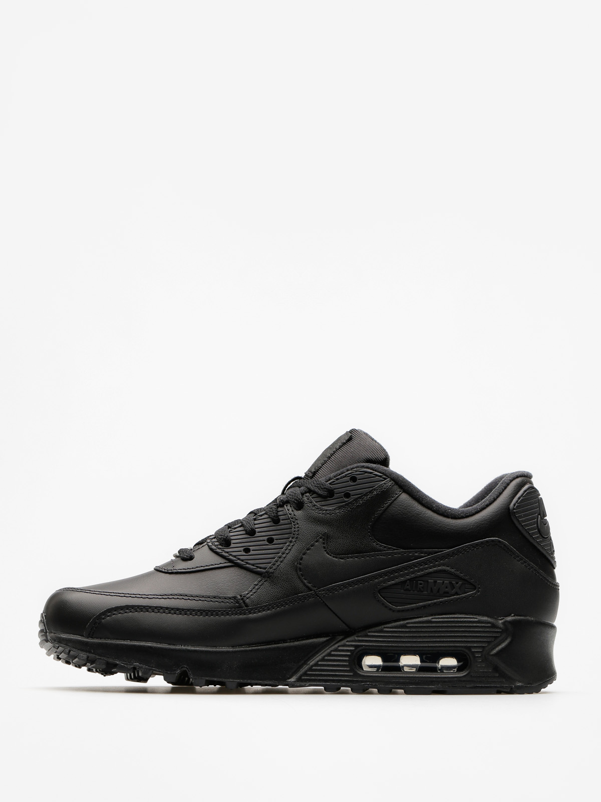 all black leather nike air max 90