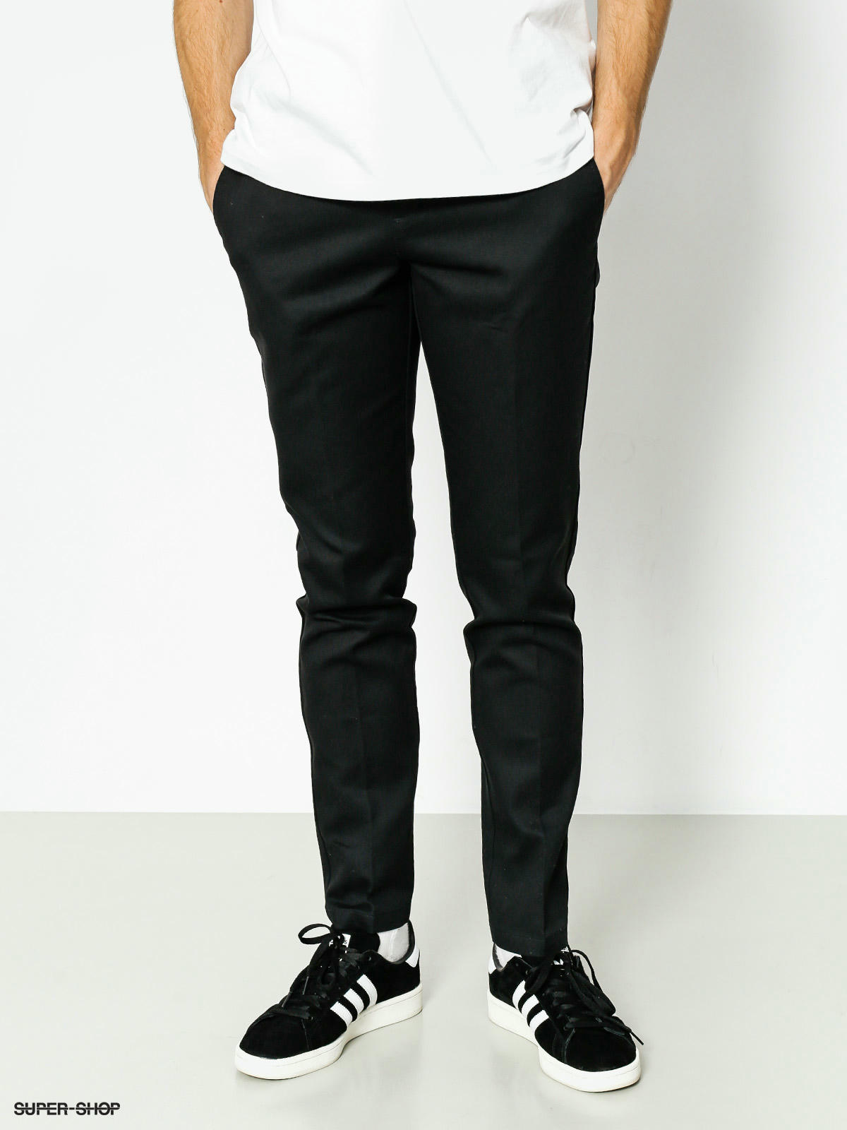 black slim fit chino