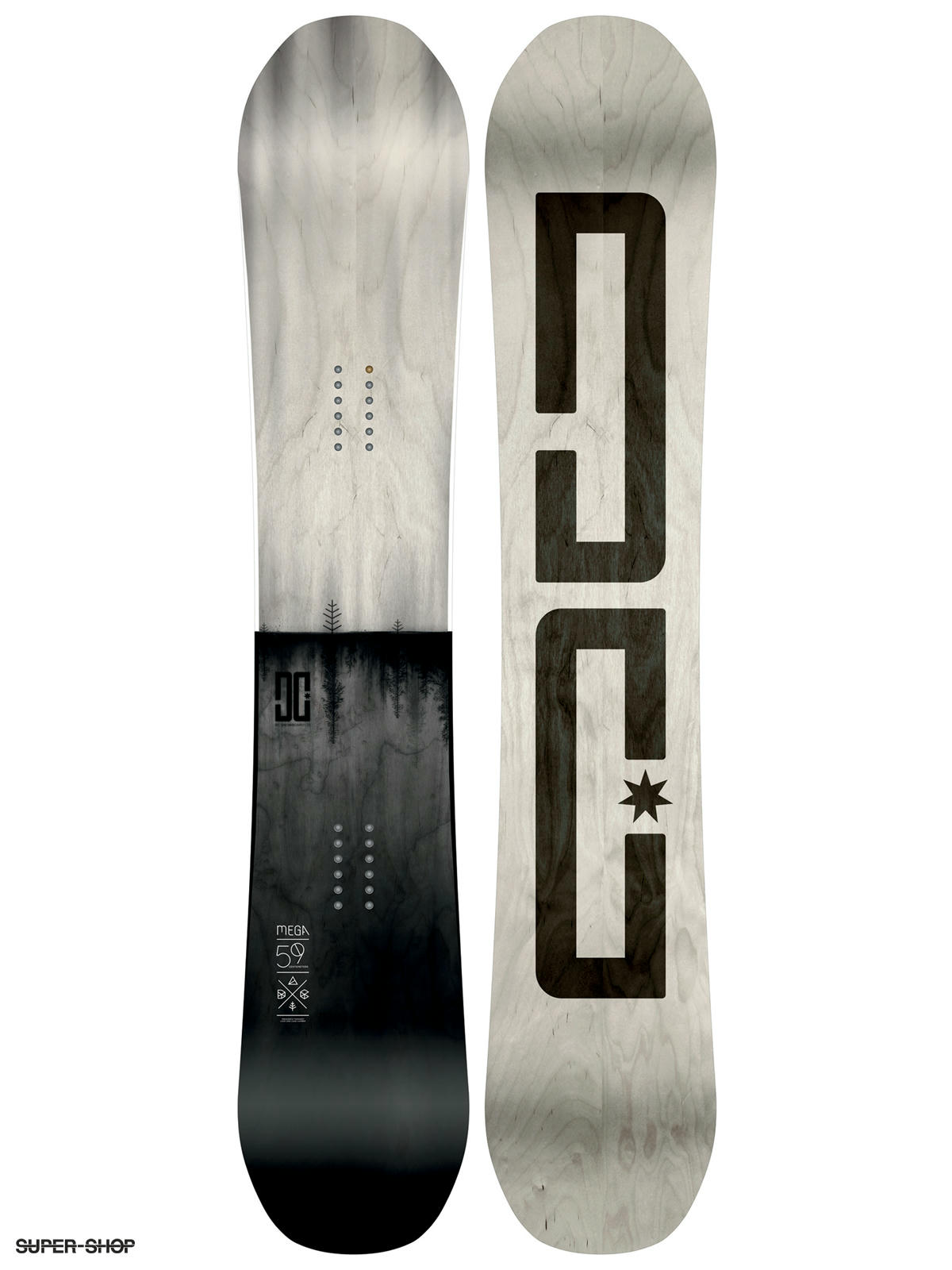 DC Snowboard Mega (light grey/black)