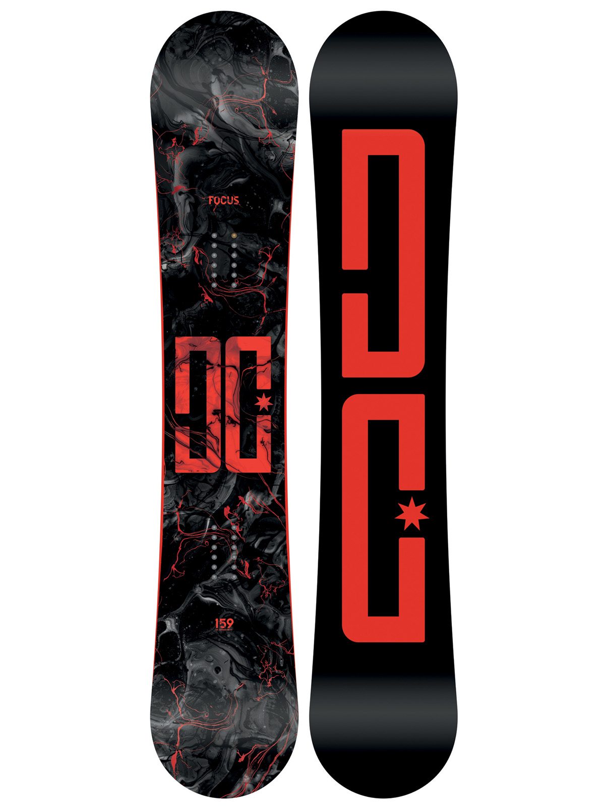 Herren DC Snowboard Focus (black/red)