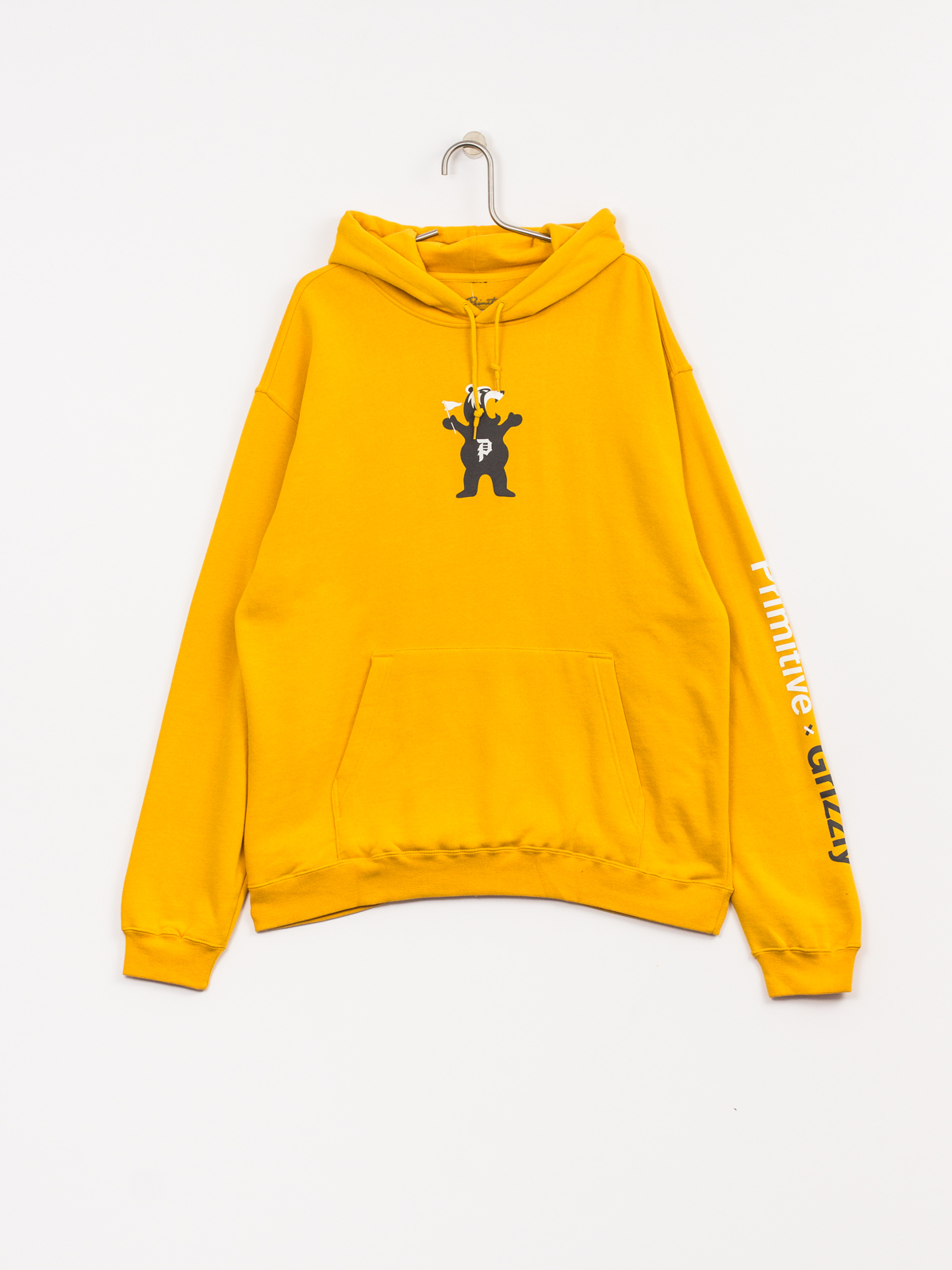 Primitive x Grizzly Hoodie Griptape Mascot HD (yellow)