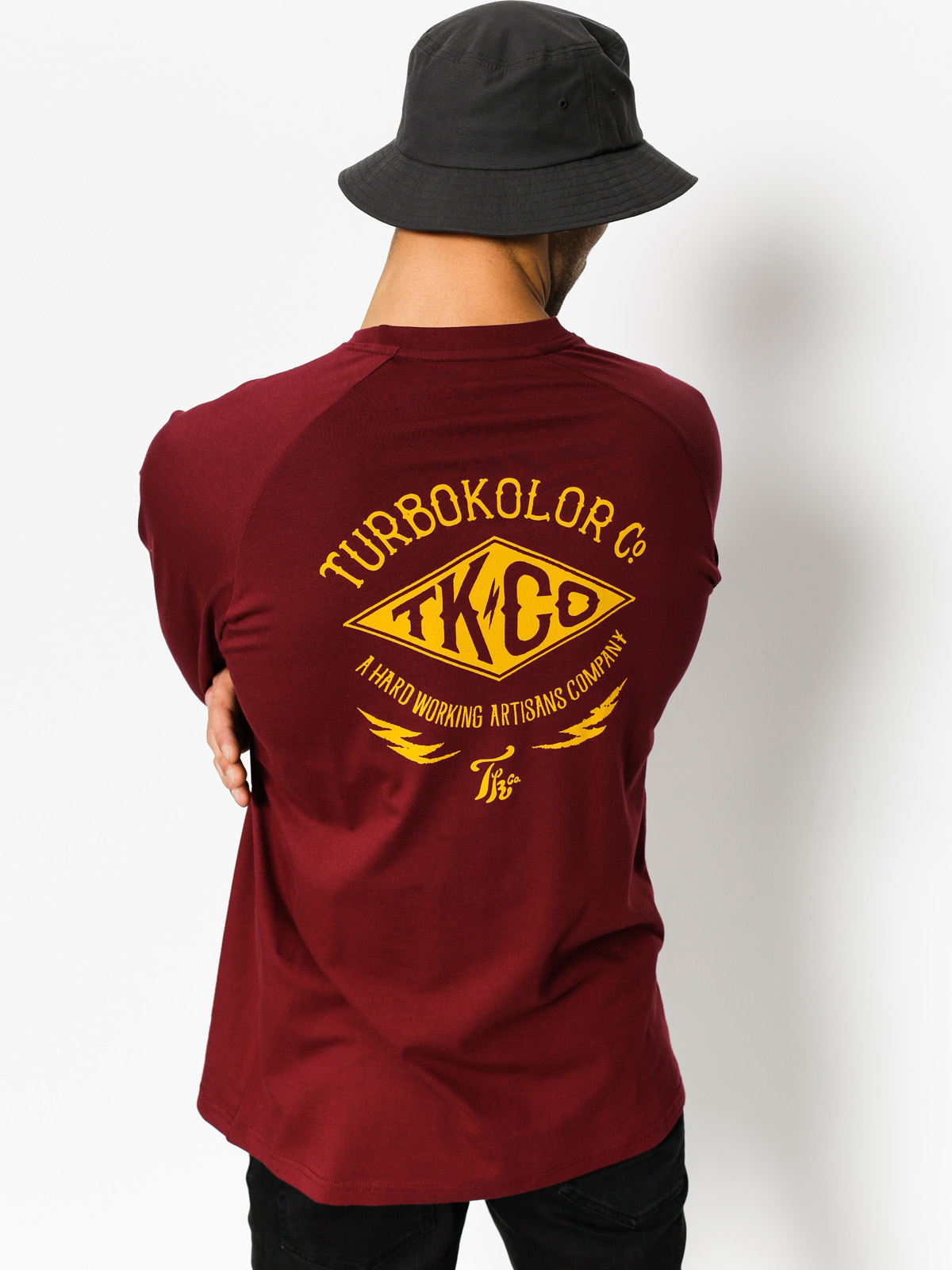 Turbokolor Longsleeve Lightning (burgundy)