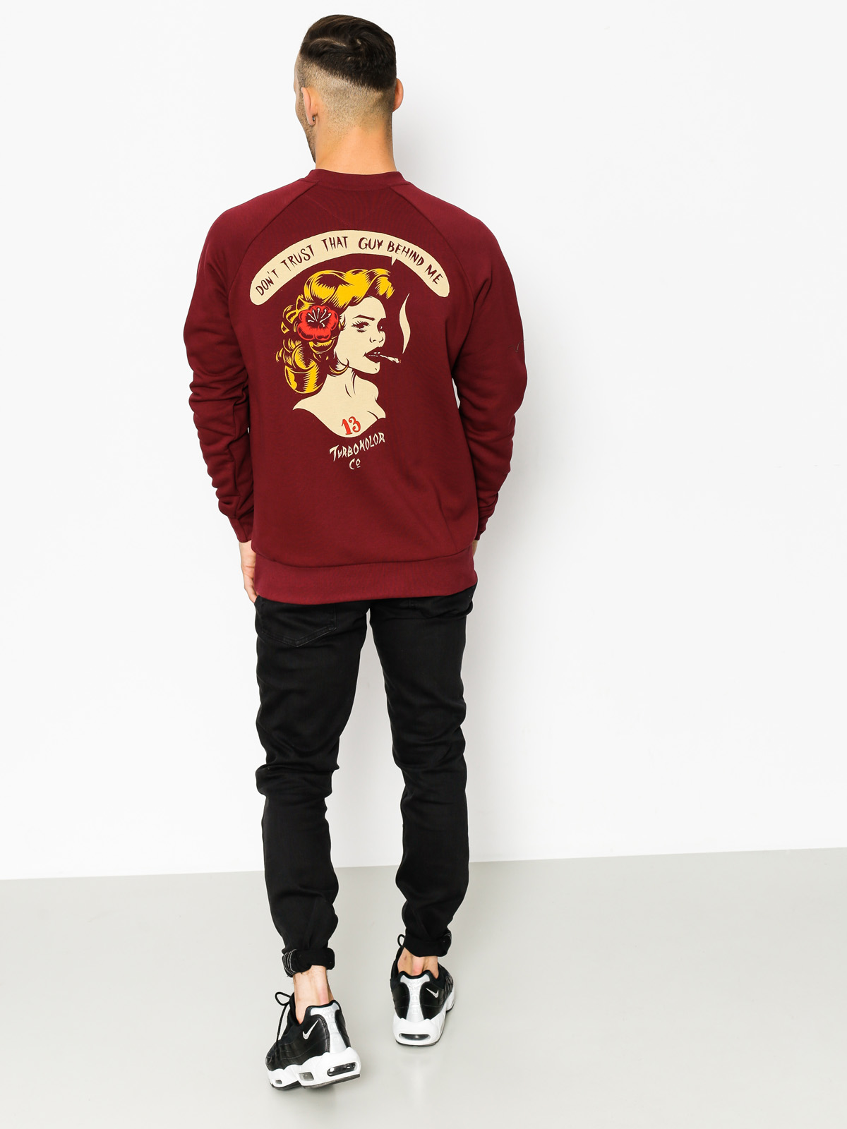 Turbokolor Sweatshirt Trust (burgundy)