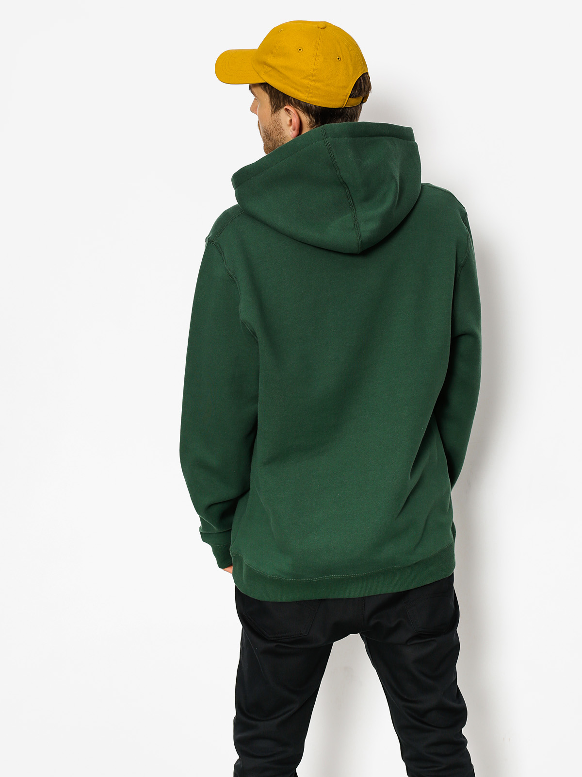 Stussy Hoody Smooth Stock App HD (dark forest)