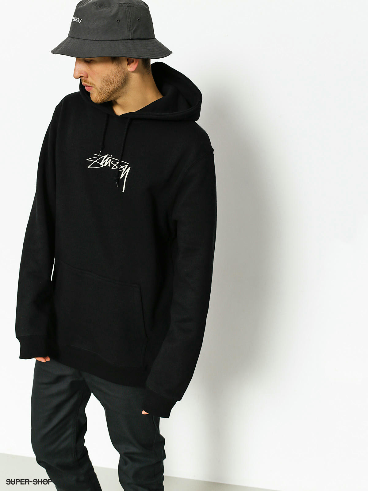 stussy smooth stock hoodie