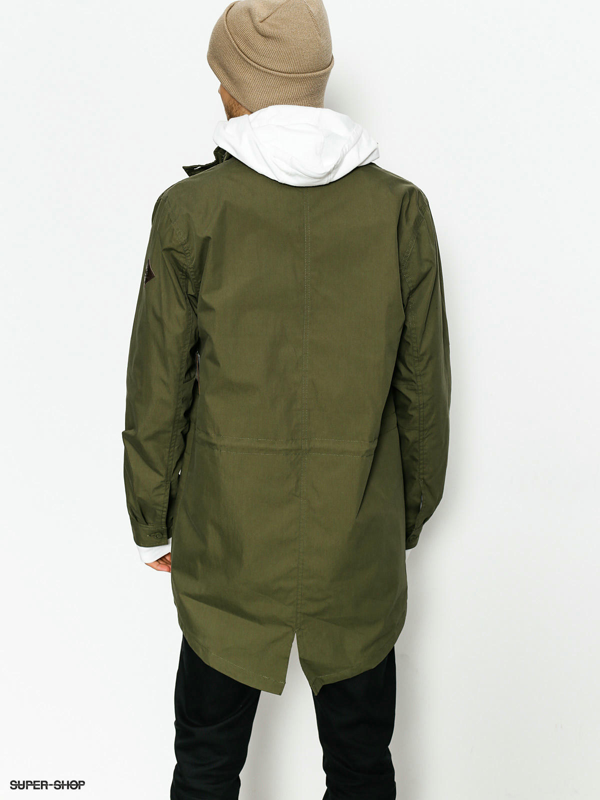 vans army green jacket