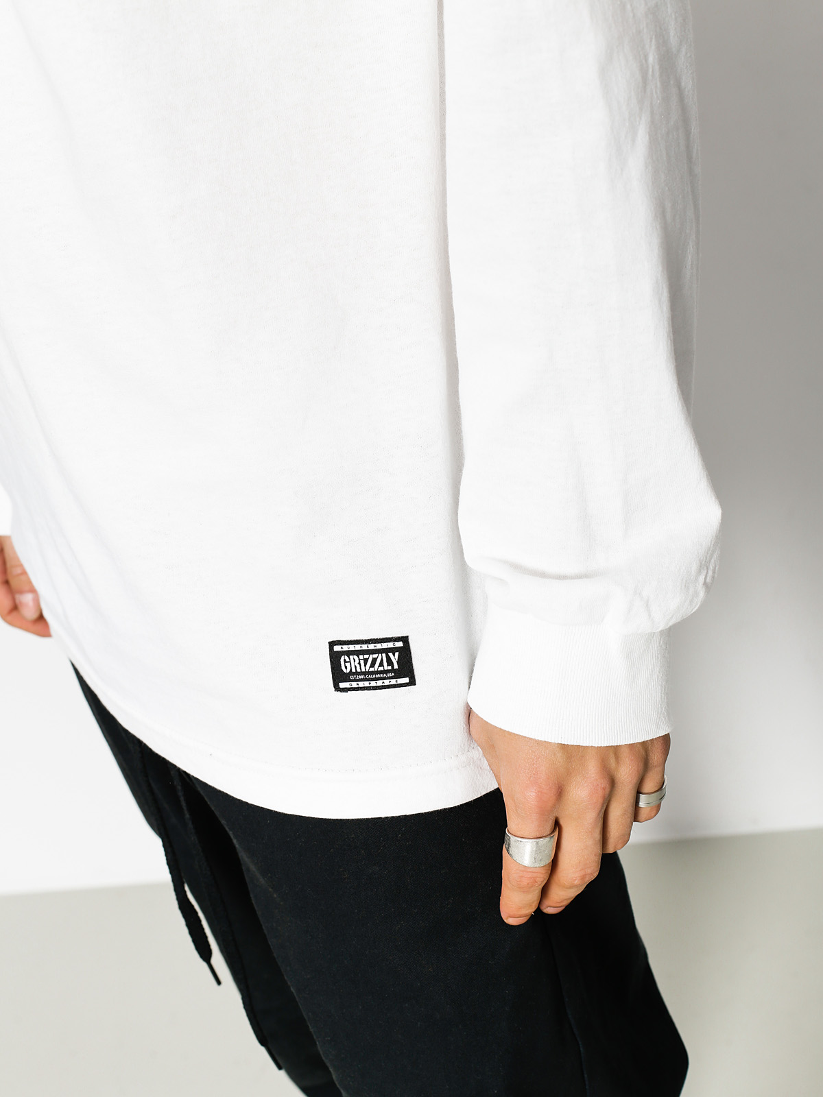 Grizzly Griptape Longsleeve Headlines (white)