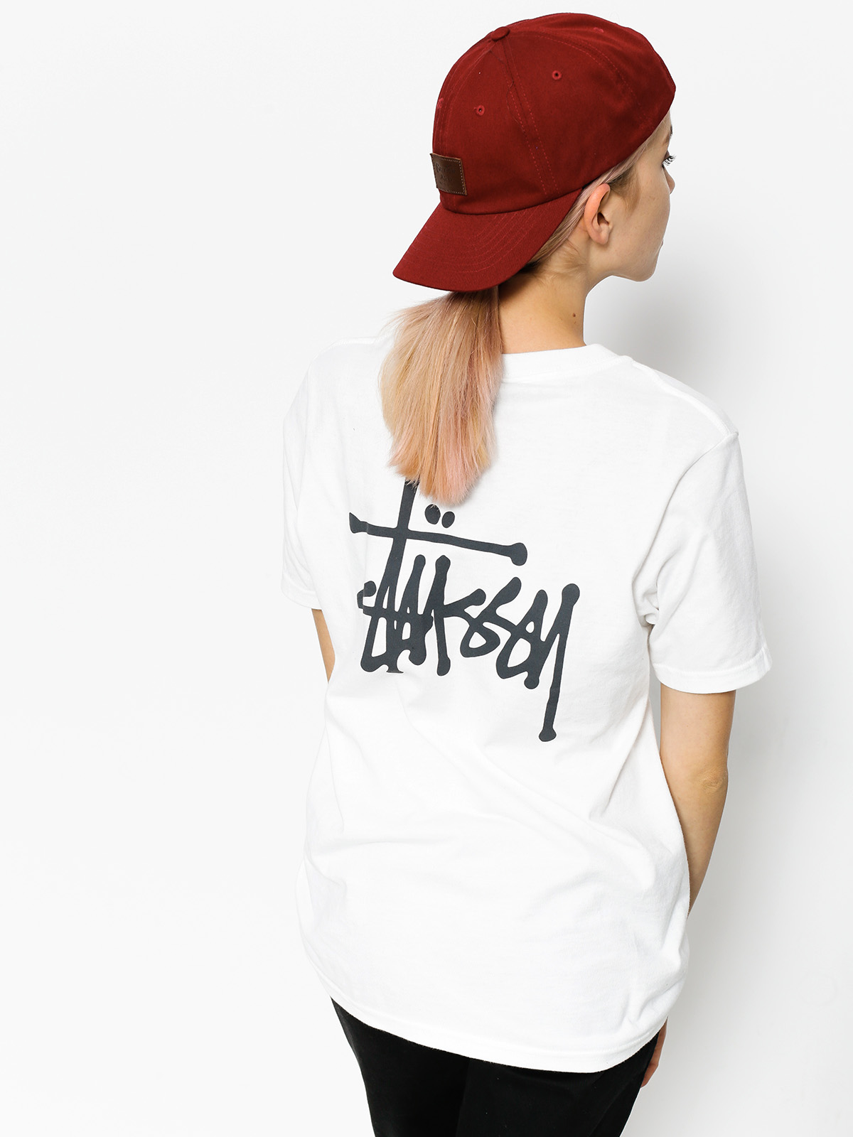 Stussy T-Shirt Basic Wmn (white)